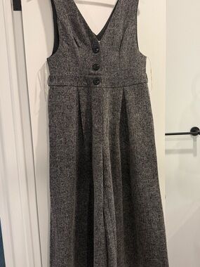 Grey Pleated jumpsuit